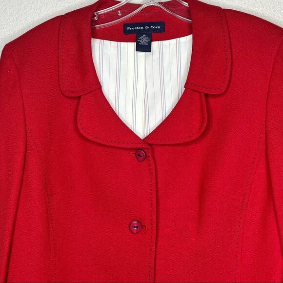 Vintage Preston & York Silk Blend Suit Jacket - Picture 2 of 6